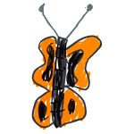 Orange butterfly illustration, Homeopathy in Dun Laoghaire